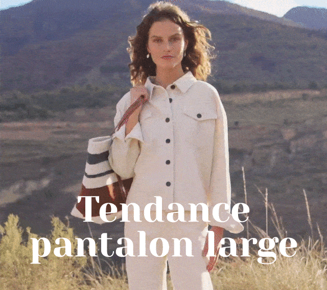 Tendance pantalon large