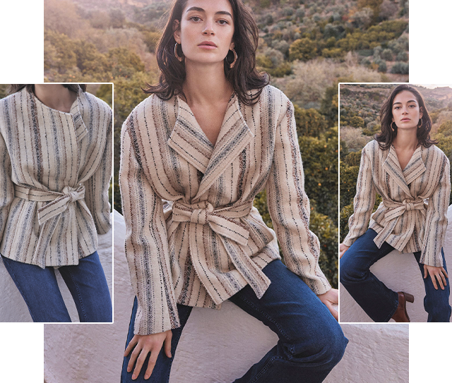 Jean flare en coton brut Shanny